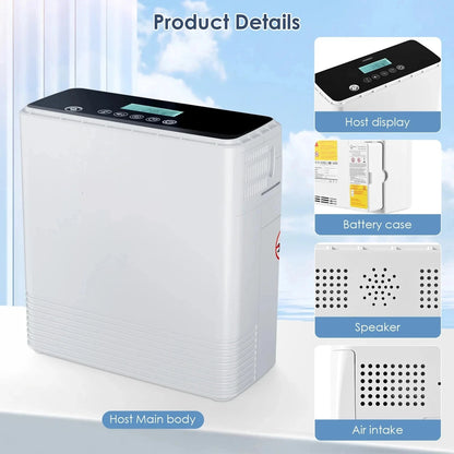 Continuous Flow Portable Oxygen Concentrator